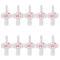Miniatyrbilde 1 av 4: 10 stk. Tilbakeslagsventil 1-veis PP Plast Barb Slange Vannstopper Variabel Diameter Membran 3 til 7