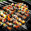Miniatyrbillede 2 af 5: 49 cm lange grillkurve i rustfrit stål til grill, hotdogkurve sæt med kurve, grillkurve (4 stk.)
