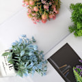 Miniatyrbilde 5 av 5: Ferske simulerte planter potteplanter møbler sementpotter falsk blomsterdekorasjon, C