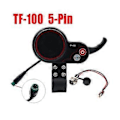 Miniatyrbillede 2 af 5: TF-100 Display Dashboard+T-type Kabel Scooter 5pin Speedometer til Elektrisk Scooter Del