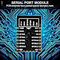 Miniatyrbild 4 av 5: 10st/lot ESP8266 ESP-12F Fjärr Seriell Port Wifi Trådlös Modul Nätverksutvecklingskort