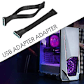 Miniatyrbild 3 av 5: Liten Mini USB 3.0 19 Pin Intern Förlängnings Header Adapter Kabel För Moderkort 15cm
