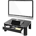 Miniatyrbillede 2 af 5: Skærmholder til skrivebord til pc-skærm, bærbar computer, printer, skærmbord med opbevaringsorganisator, aflastning
