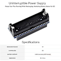 Miniatyrbillede 3 af 5: UPS Modul Batteri Hat Til Pico, Afbrydelsesfrit Strømforsyningsmodul I2c Interface 5v Genopladningsspænding