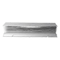 Miniatyrbillede 1 af 4: Enkeltfaset SSR Køleplade Høj Effektivitet Solid State Relæ Kølebase Aluminium Varmeafledningsbase