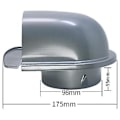 Miniatyrbillede 2 af 5: 4 tommer 100 mm Rustfrit Stål Hætte Anti-korrosions Udsugning