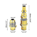 Miniatyrbillede 5 af 5: 1/4 tomme RV Quick Connect Adapter Udskiftning Til Q 100, 1000, 200, 2000, 1200, 2200 Bærbar Gas G