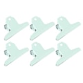 Miniatyrbillede 3 af 5: 10 stk. lyseblå metalclips - stærke fjederklemmer med rustbeskyttelse til kontorbrug