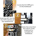 Miniatyrbillede 3 af 5: M.2 Key E AX211NGW Wifi Kort Tri Band Trådløst WiFi 6E Netværkskort 802.11 Ax BT-Kompatibel 5.2 Wifi Kort Windows 10