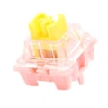 Pikkukuva 3 / 5: Lineaariset Emerald Yellow -kytkimet 5PIN AxisHot Plug DIY-mekaanisen näppäimistön näppäinkytkimille 10 kpl