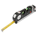Pikkukuva 5 / 5: Laser-vatupassi, Monikäyttöinen mittaus- ja pystysuora horisonttiohjain, Mittanauha 0-15cm/0-6 tuumaa, Tarkka kohdistus ja sijoitus, Ihanteellinen kodin tee-se-itse projekteihin ja