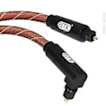 Miniatyrbillede 5 af 5: 90 Graders Optisk Kabel 5.1 Digital Lyd SPDIF Fiber Optisk Audio Toslink Kabel 1M