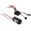 Miniatyrbilde 2 av 5: 550 12T Børsteløs Motor med 1060 Børsteløs ESC 60A 2-3S Lipo Vanntett Elektrisk Fartskontroller for 1/10 RC Bil