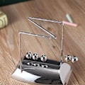 Miniatyrbilde 4 av 5: Balls Bring 5 Kuler, Z-formet Vugge, Elektroplettert Metallmateriale Pendelkuler Med Base, fysikk