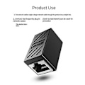 Miniatyrbilde 1 av 5: 20 stk. Rj45-kontakt Nettverksforlenger Ethernet Rj45 8p8c Forlenger
