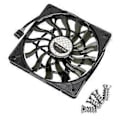 Miniatyrbilde 2 av 4: Kjølevifte 12V 4PIN Kjølevifte Datamaskinradiator Stille Vifte Moderne Design
