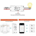 Miniatyrbild 2 av 5: Smart Switch Tuya Smart Home Wifi-brytare Mobiltelefon Trådlös Fjärrkontroll Timer Mini-brytare Trådlös Relämodul