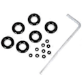 Miniatyrbilde 2 av 4: CO2 Adapter Inflasjonsventil Deler Bryggeutstyr Kobling Messing Tr21&#8209;4 til W21.8&#8209;14&#8209;RH