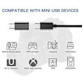 Miniatyrbillede 5 af 5: 4 stk. USB C til Mini USB 2.0 Adapter Type C Hun Til Mini USB Konverter Adapter Til MP3 D