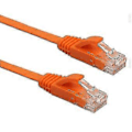 Miniatyrbilde 3 av 3: 10M Cat6 Ultratynn Flat Ethernet Nettverks LAN-kabel, Patch Lead Rj45 (Oransje)