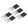 Miniatyrbillede 4 af 5: 5 stk. oscillerende multiværktøjsklinge, universal hurtigudløser, oscillerende værktøj til træ, plast, 34 mm bimetal