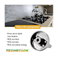 Miniatyrbilde 4 av 5: 5 stk. W10766544 Knotter For Wfg540h0es0 Gasskomfyr - Erstatter W10430807 W10676228 Ap5958476 42