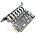 Pikkukuva 5 / 5: Usb 3.0 Pci Express -sovitin Pci E - 7 portin Usb 3 -laajennuskortti Usb3 Pcie Pci-e X1 Contro