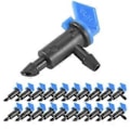 Miniatyrbillede 1 af 5: 60 Stk. Drypvandingsemitter Haveflag Vandingsdrypper, Træer og Buske (Blå Sort, 2 GPH)