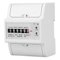 Miniatyrbild 1 av 5: 220V DIN-skena Elmätare, Digital 1-fas Elmätare 2-tråds 4p, Xtm75s-u Elmätare Kwh