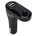 Pikkukuva 3 / 5: C5 Langaton Auton Musiikkisoitin Bluetooth Auton FM-lähetin Hands Free -puheluilla ja LCD-näytöllä DC 12V‑24V