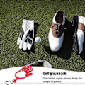 Miniatyrbillede 4 af 5: White Glove Support Rack til Mænd og Kvinder Golfspillere for at Fremme Tørring af Handsker
