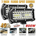 Miniatyrbilde 2 av 5: LED Super Sterk Flomlys Spot Arbeidslys Vanntett Flomlys for Lastebil Offroad
