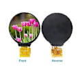 Miniatyrbillede 5 af 5: 1.28 Tommer IPS LCD Skærm Farverig LCD Rund 240x240 Skærm HD Ips LCD GC9A01 Driver