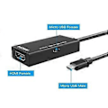 Pikkukuva 4 / 5: Micro-USB - HDMI-sovitin, yhteensopiva Android-puhelimien, tablettien ja televisioiden kanssa, tukee ääntä