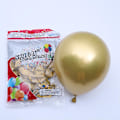 Miniatyrbillede 3 af 5: Krom Metal Balloner 50 Stk 12 Tommer Tykke Latex Balloner Til Fødselsdag Bryllupsfest Dekoration Guld