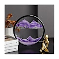 Miniatyrbilde 5 av 5: Levende Kunst Bilde Rund Timeglass 3d Fjell Motiv Flytende