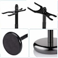 Miniatyrbillede 3 af 3: Chrome Razor Brush Holder Razor Stand (Sort)-Fei Yu
