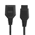 Miniatyrbilde 3 av 5: 9-pin 1,8 m forlengelseskabel for Sega Genesis 2-kontrollere, håndtak, grep, kabelledninger, erstatning