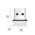 Miniatyrbild 5 av 5: Mini 150Mbps USB Wifi Adapter WiFi-dongel CF-WU810N Usb Trådlös Adapter RTL8188EUS Chipset 802.11bgn Adapter Wifi