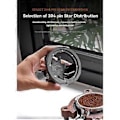 Miniatyrbillede 2 af 5: WDT Værktøj Espresso Kaffe Omrører Fordeler Justerbar Dybde Espresso Omrører Værktøj Roterende Kaffepulver Nål 53mm
