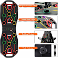 Miniatyrbild 3 av 5: Push Up Bodybuilding, 9 i 1 Fällbar Multifunktionell Push Up Board med Motståndsband, Push Up Board Bodybuilding Enhet för Hemträning