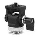 Miniatyrbild 4 av 5: 360° Vridbar Blixtskofäste Adapter 1/4 Tums Skruvfäste Stativ Mini Stativkulhuvud för Kameravideomontering Kamera