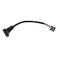 Pikkukuva 1 / 4: USB 3.0 20-nastainen naaras - USB 2.0 9-nastainen uros emolevyn koteloadapterikaapeli