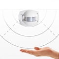 Miniatyrbillede 5 af 5: PIR Infrarød Bevægelsessensor AC110V-220V Bevægelsesdetektor Justerbar Kontakt til Indendørs og Udendørs Flere Scenarier