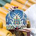 Miniatyrbild 4 av 5: 4 Färger 18x5 cm Väskbottenformare Rund Virkad Väskbotten Läder Väskformare Pad för Väskor Kuddbas