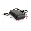 Miniatyrbillede 5 af 5: Adapter til U og PC USB - 4 porte Connect Tap Converter til -player spil