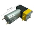 Miniatyrbilde 4 av 5: 24V Mini Mikro Vakuumpumpe 0.4-1L/min Miniatyr Membranpumpe Høytrykks Suge Membranpumper for Prøvetakingsverktøy