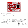 Miniatyrbild 4 av 5: 100st Ttp223 Touch Key Switch Modul Beröringsknapp Kondensator Typ Enkelkanal Självlåsande Till