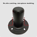 Miniatyrbild 2 av 4: Högtalarstativ Topplock, Metall Högtalarskåp Stolpfäste, PA/DJ Stativ Högtalarstativ Monteringsadapter 107x84mm (2-pack Svart)