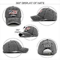 Pikkukuva 3 / 5: Eurooppalainen ja amerikkalainen pesty ja vanha amerikkalainen baseball-lippis, brodeerattu lippalakki, USA-brodeeraus baseball-lippis